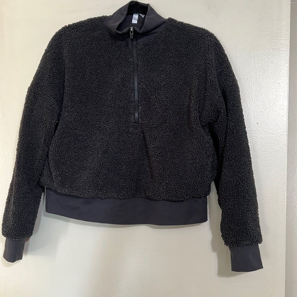 Fabletics sherpa half zip pullover - image 2